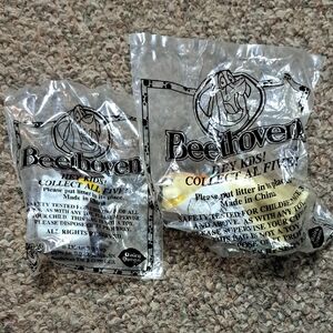 Vintage Dairy Queen Beethoven kids' meal toy, released around 1996.